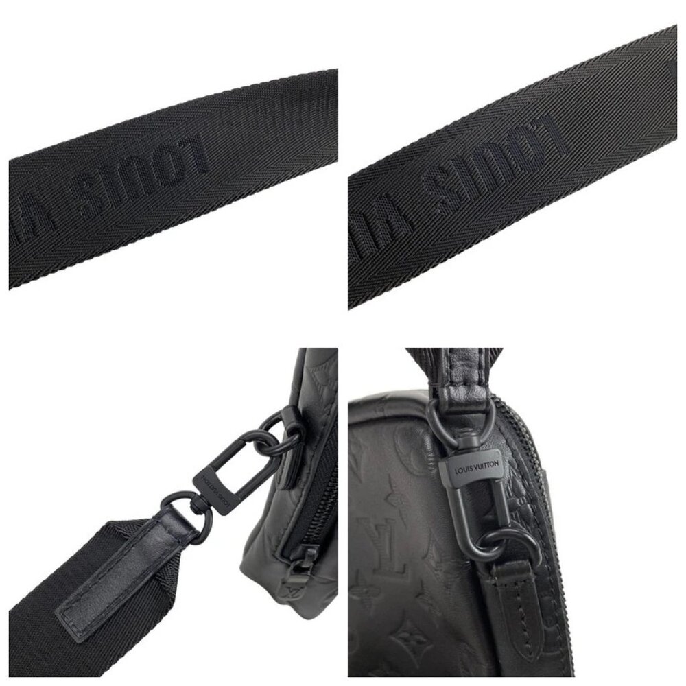 LOUIS VUITTON Double Phone Pouch Black Monogram Shadow -1349-031725 - Picture 7 of 14